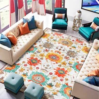 fashion european style rug yellow flower ethnic style carpet living room bedroom bed blanket kitchen bathroom floor mat