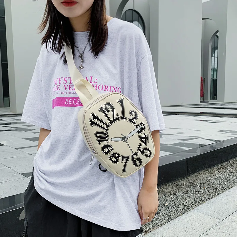 

Retro shoulder bag women's new fashion printed letters simple messenger bag