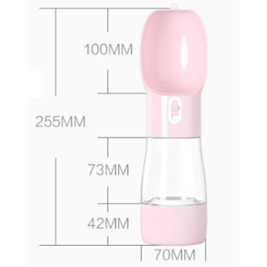 2 In1 Портативный собака бутылка для воды маленький большой собаки путешествия