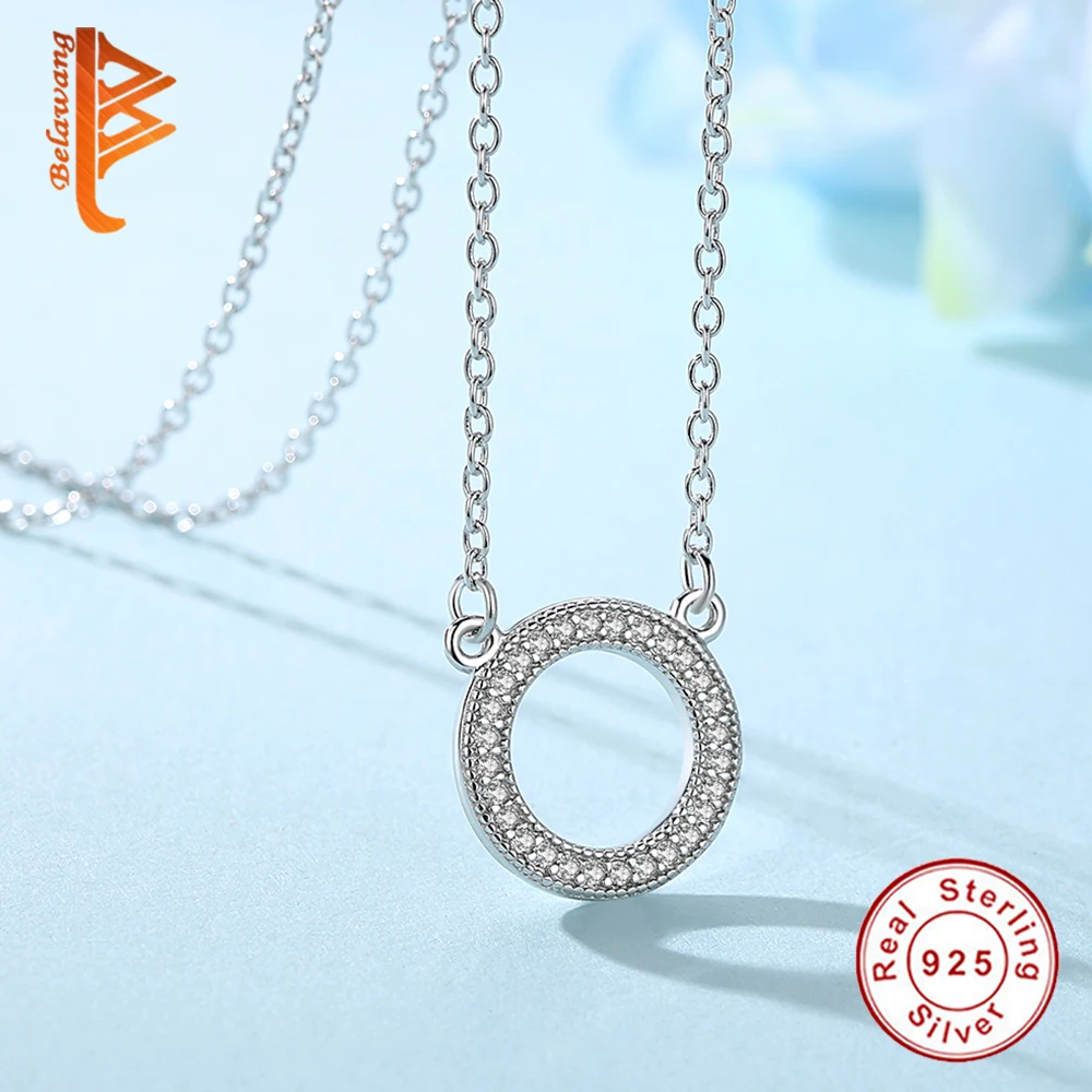 Женское колье из серебра 925 пробы с круглыми сердечками | Украшения и аксессуары