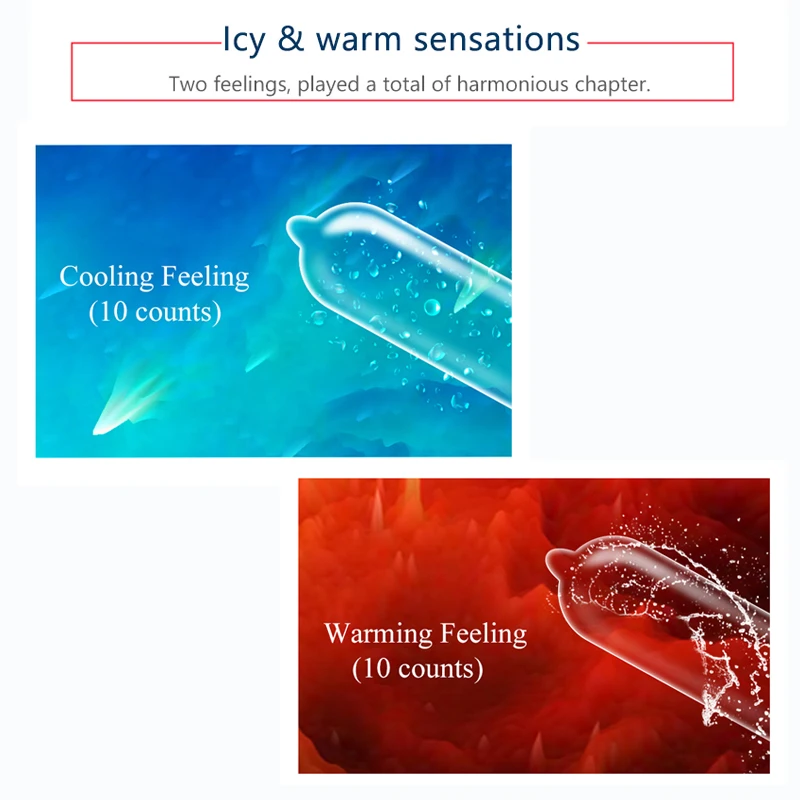 Ультратонкий презерватив для Для мужчин длинные секс Гиалуроновая кислота