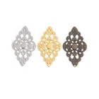 10 шт., коннекторы MIAOCHI с бронзовой филигранью под старину, подарочное украшение для поделок, фурнитура для украшений 5,2 х3 см, F0469