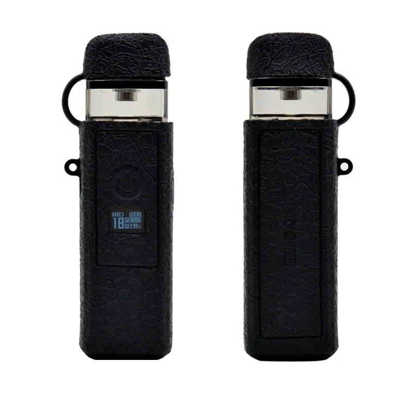 Защитный силиконовый чехол для VOOPOO vinci air 30w pod mod комплект с текстурой кожи и