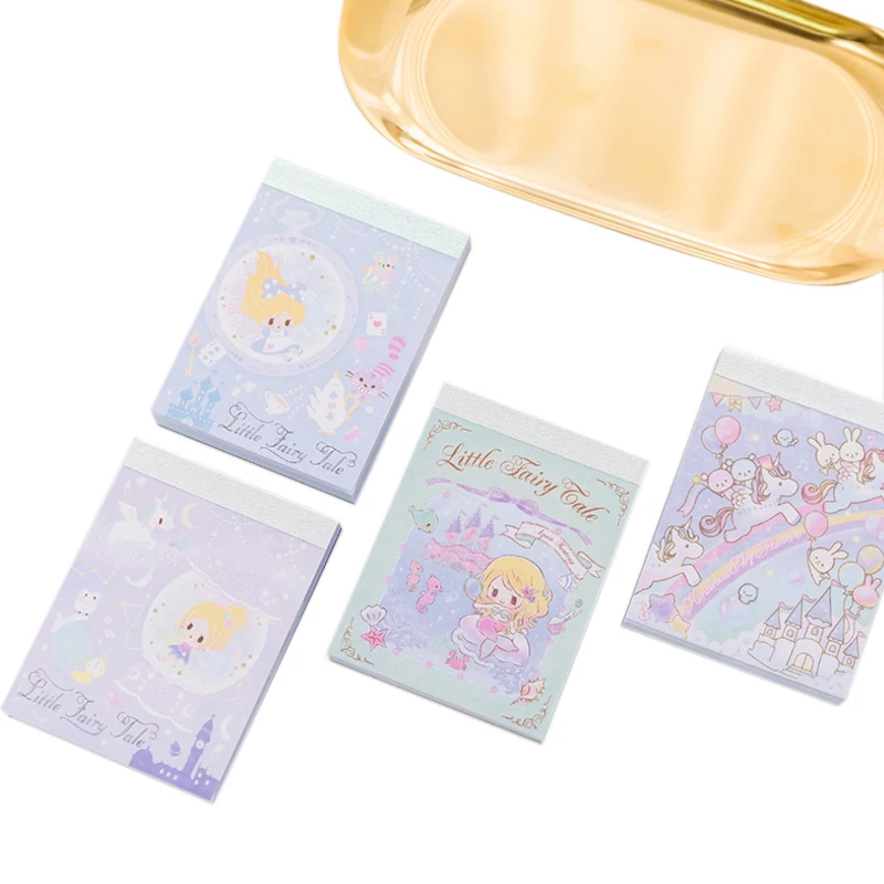 

1pack/lot lovely Mermaid Alice Princess cute note book kawaii sticky notes memo notepad bookmark paper stickers