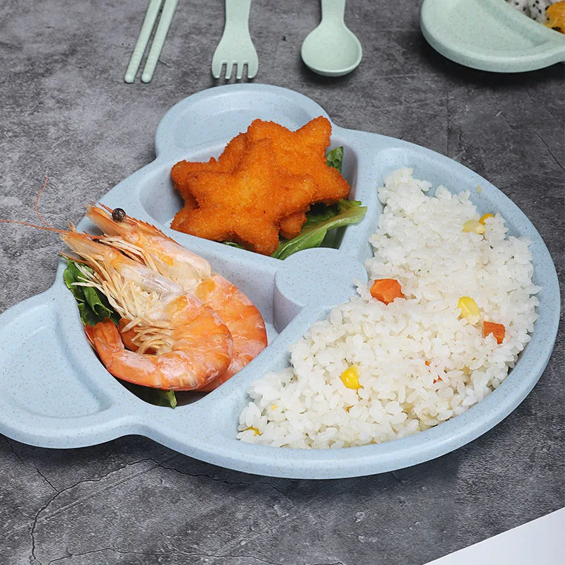 

Baby Feeding Set Kid Plate Set Of Children Dishes Tableware For Kids Eating Goods Split Plates Lunchbox School Dish Gadgets Bowl