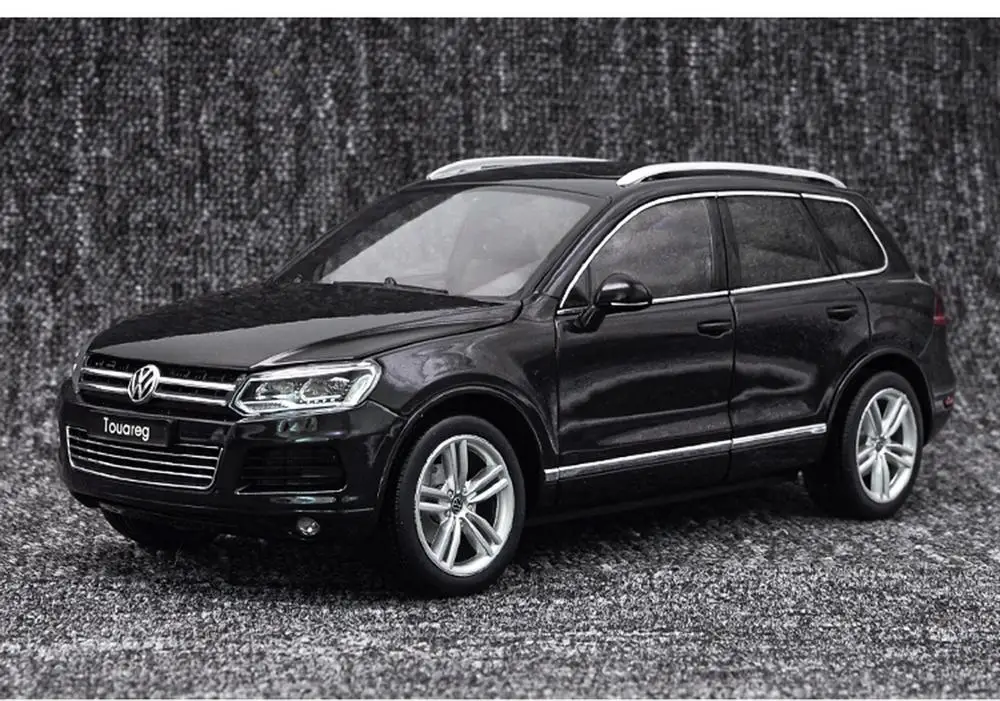 1/18 масштаб VW Volkswagen Touareg SUV черный литой автомобиль модель игрушки GT Autos