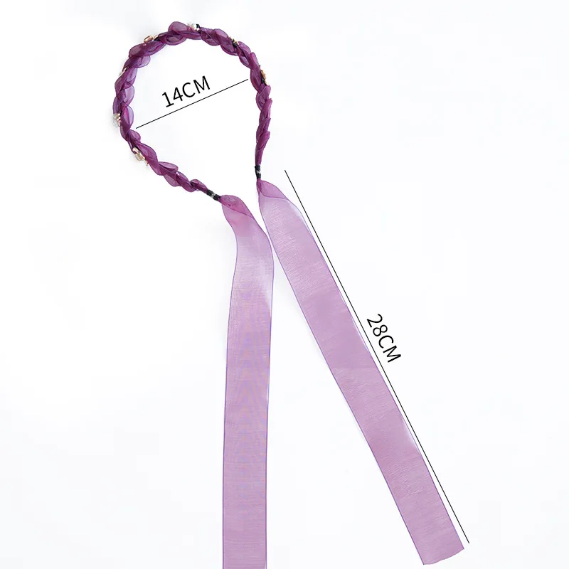 1 шт. корейские простые женские Ленточные резинки для волос с бантиком и жемчугом
