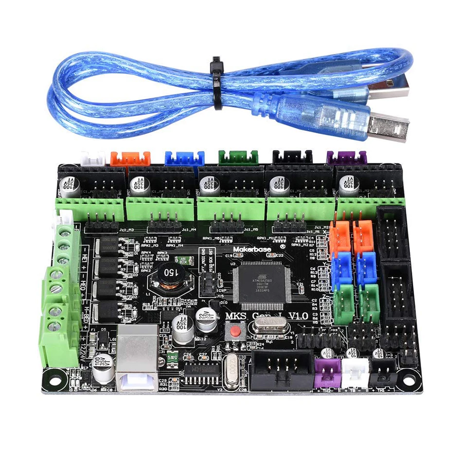 Плата для 3D принтера MKS Gen L V1.0 контроллер совместимый с Ramps1.4/Mega2560 R3 поддержка