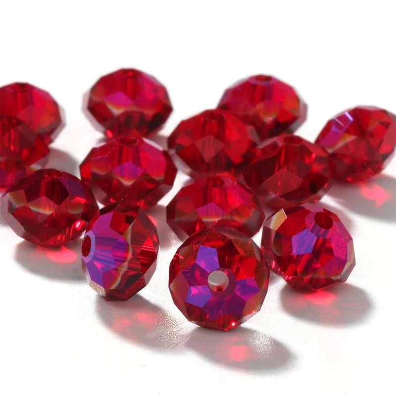 Стеклянные бусины круглой формы стразы искусственные Стразы с отверстием DIY