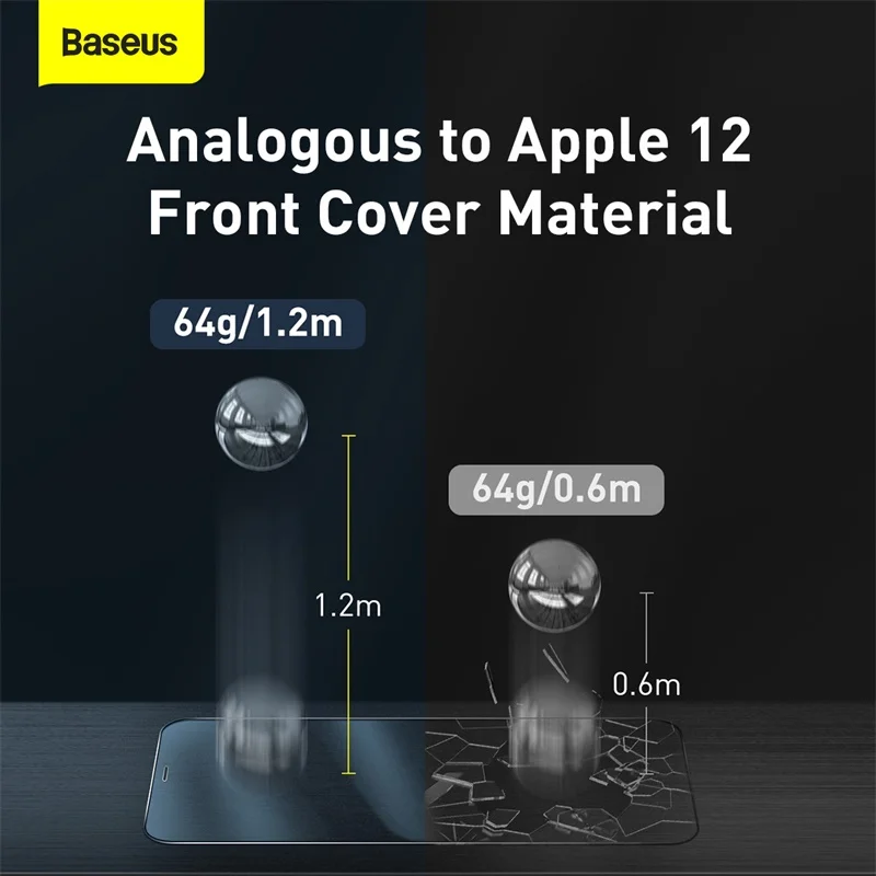 Baseus 2 шт. 0 3 мм экран стекло для iPhone 12 Pro 12Pro Max Mini полное покрытие HD защитная пленка