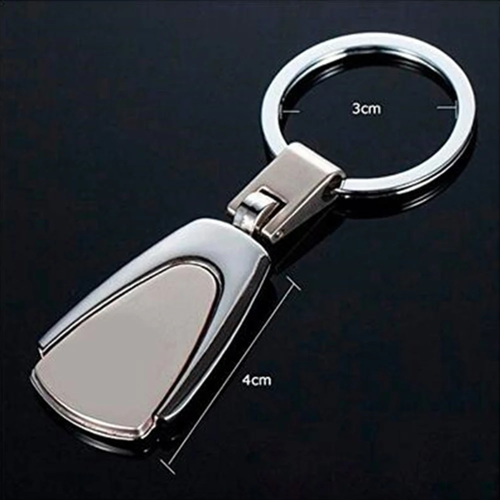 Автомобильный трапециевидный брелок для ключей 3D металлический логотип из