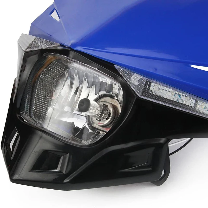 

Motorcycle Supermoto Headlight LED Dirt Bike Headlight Front Head Light For Yamaha