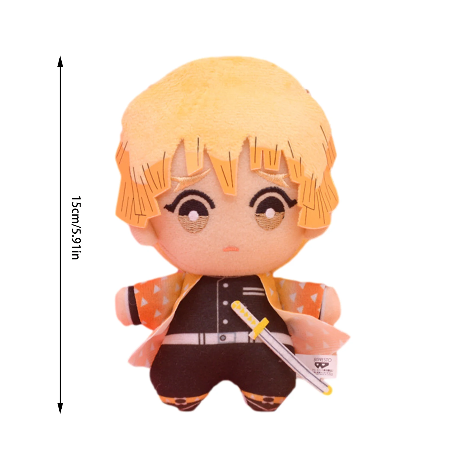 

15cm Anime Demon Slayer Plush Toys Doll Kimetsu No Yaiba Agatsuma Zenitsu Nezuko Hashibira Figure Cartoon Toys Kids Gift