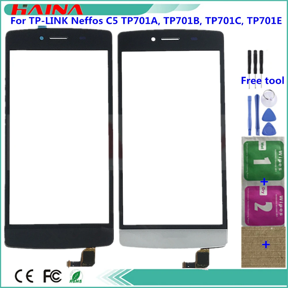 AAA 100% оригинальное качество для TP LINK Neffos C5 TP701A TP701B TP701C TP701E сенсорный экран