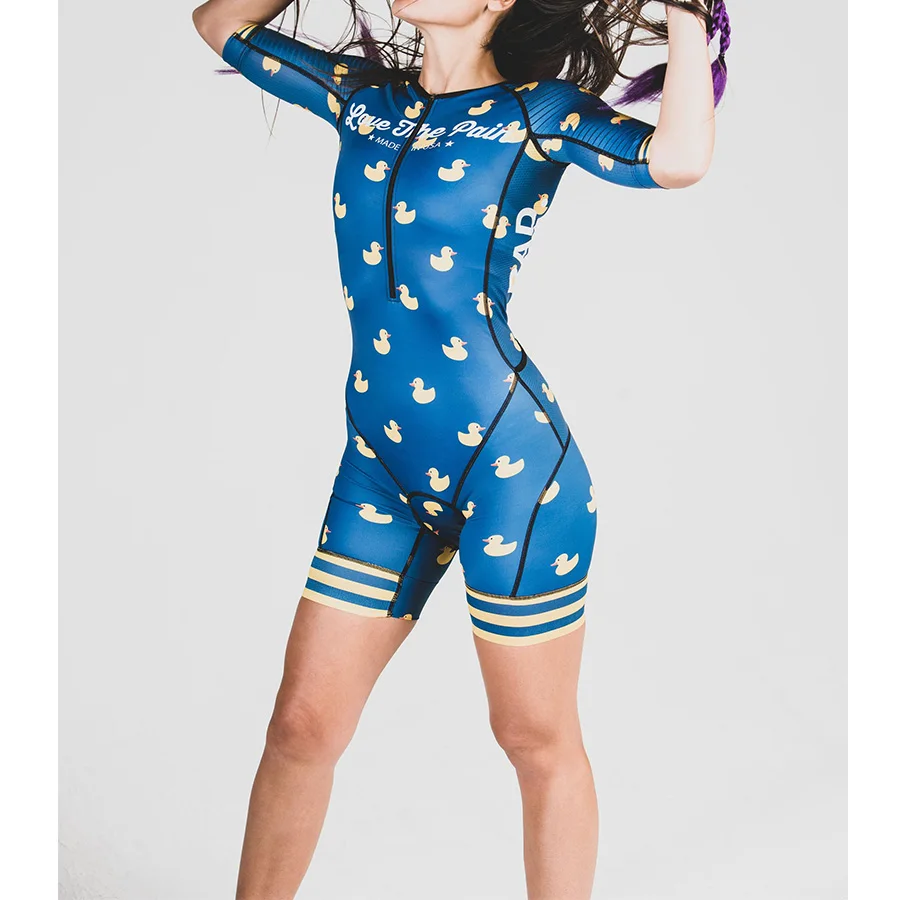 Love the pain, Женский облегающий костюм для велоспорта, Триатлон, ropa ciclismo, uniforme, Триатлон, кожа, костюм для бега, speedsuit, купальник - Цвет: as picture