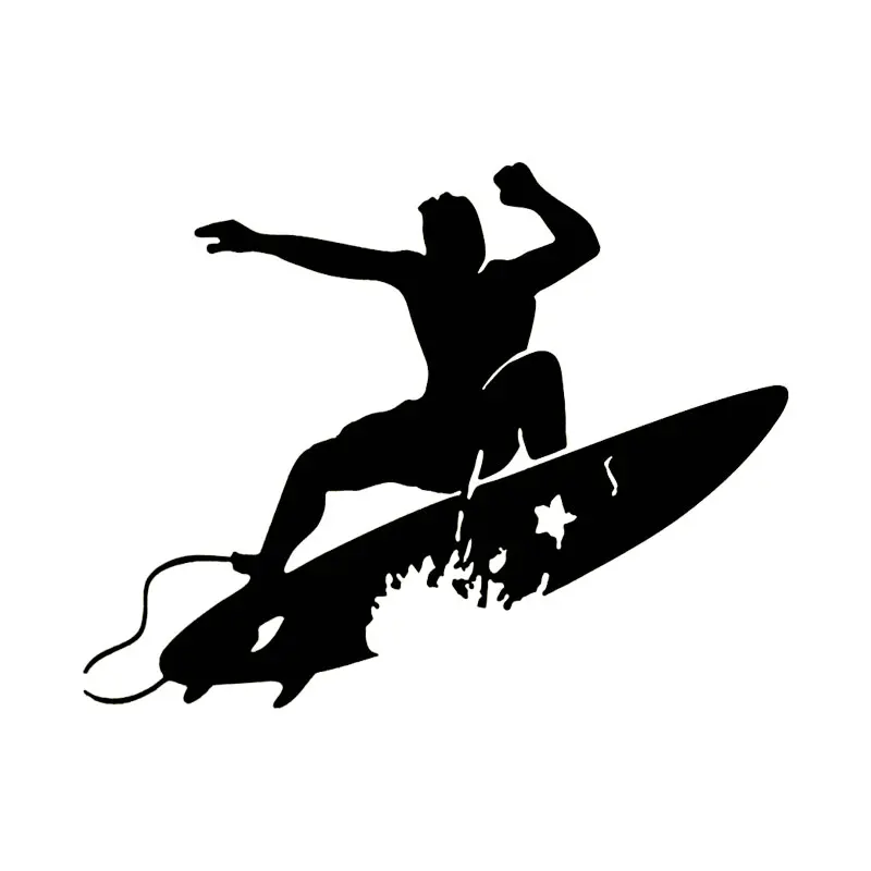 YJZT Surfboard Surf Removable Fashion Vinyl Wall Sticker Switch Decal Decor 8SS-2581 | Дом и сад