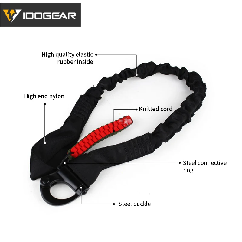 IDOGEAR Tactical Quick Release Save Sling Lanyard Airsoft Combat Gear Accessories |