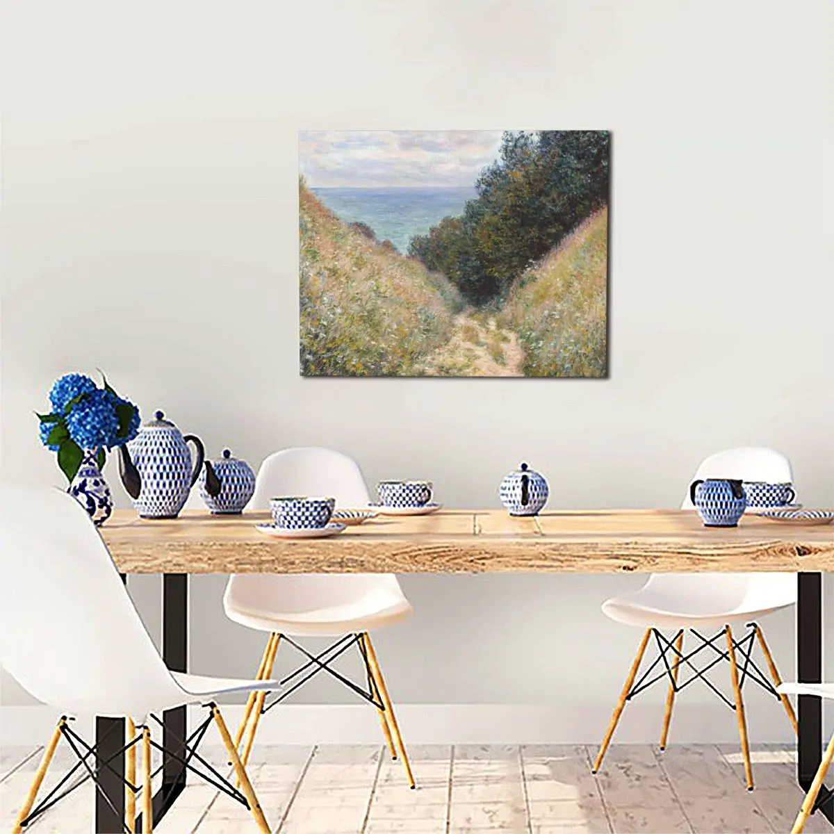 

Monet Painting Wood Hall Decoration Pictures Fashion Beautiful Room Decor