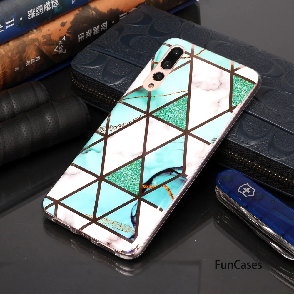 Мягкий силиконовый защитный чехол с леопардовым принтом для смартфонов Huawei P20