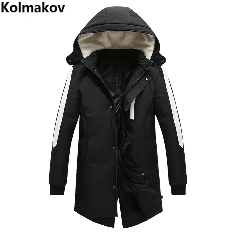 2019 новые мужские зимние брендовые высококачественные куртки с капюшоном на 80%