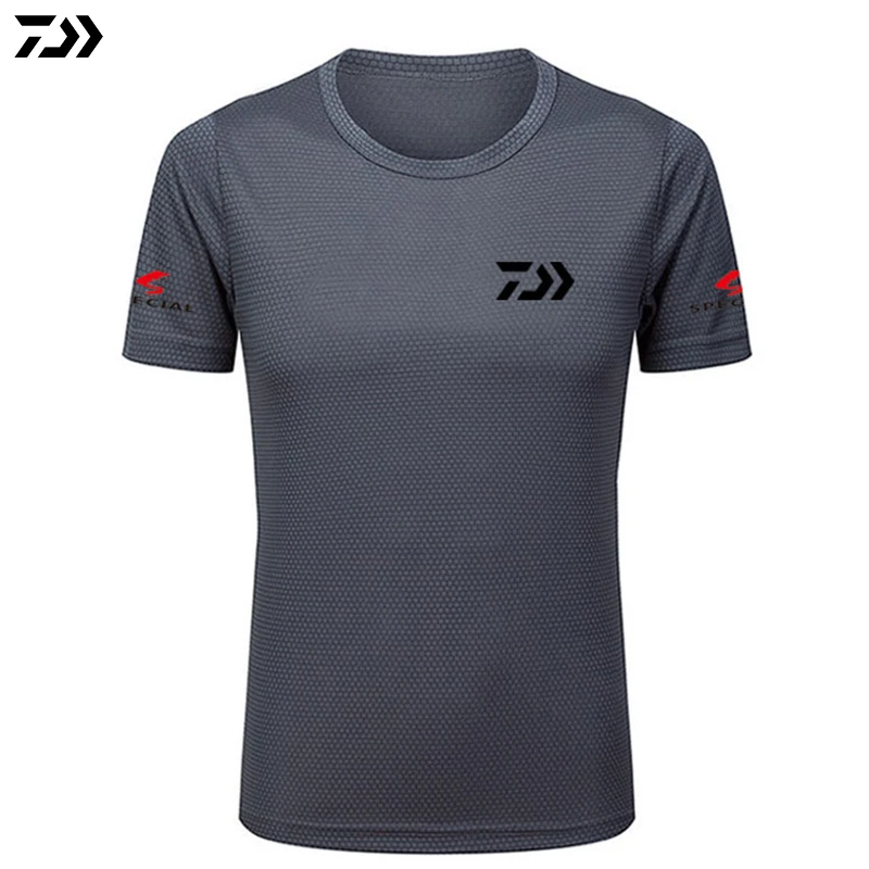 

T Shirt Quick Drying Fishing Clothing Summer Short Sleeve Sunscreen Breathable Clothes Anti-UV Ultrathin Fishing Shirt Pesca