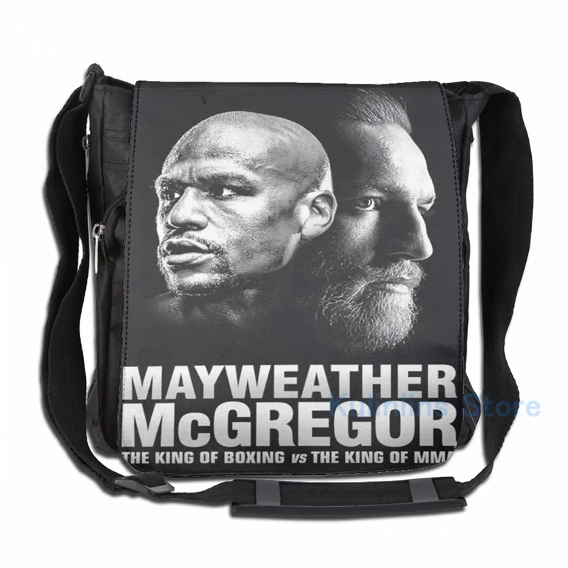 Забавный графический принт mcgregor vs mayпогодный рюкзак с USB-зарядкой мужские