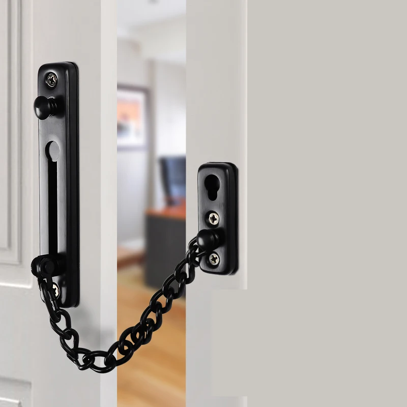 

Door chain home hotel door bolt anti-theft door security chain door lock anti-theft buckle door latch lock