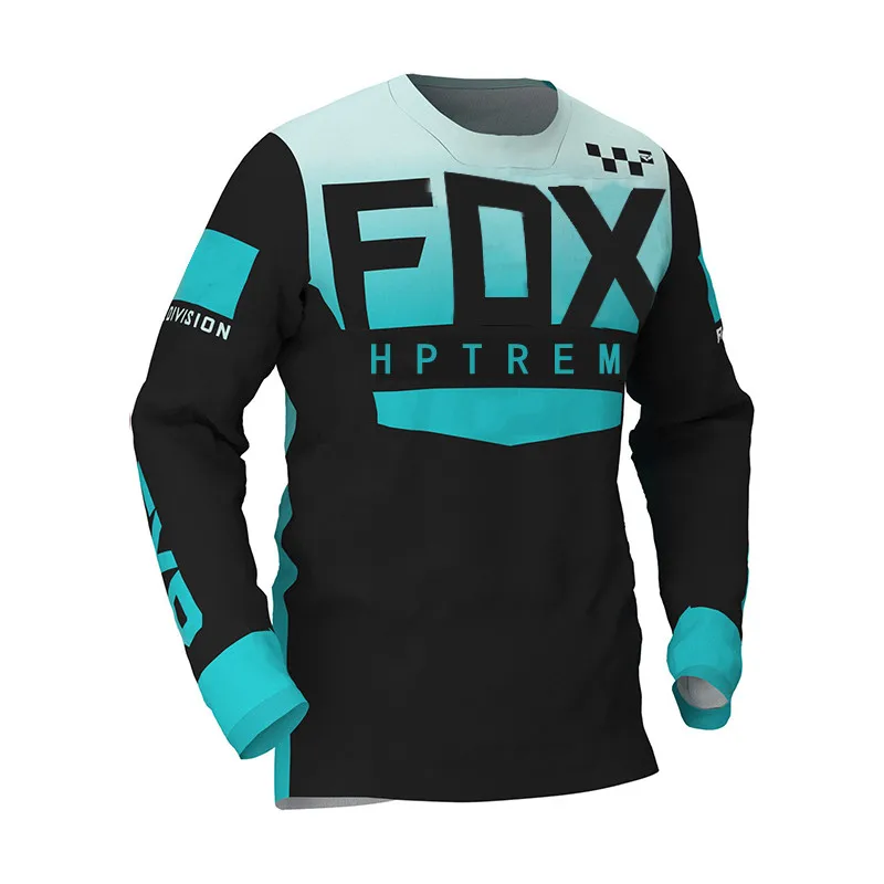 

2021Motocross jersey mtb downhill jeresy fxr cycling mountain bike DH maillot ciclismo hombre quick dry jersey hptrem fox jersey