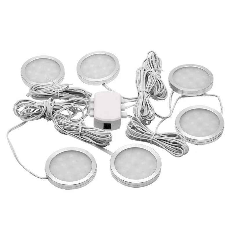 

DHBH-6Pcs DC12V 2,5 Вт светодиодный вниз светильник кабина потолочный светильник караван походные АВ холодный белый светодиодный светильник 6000K