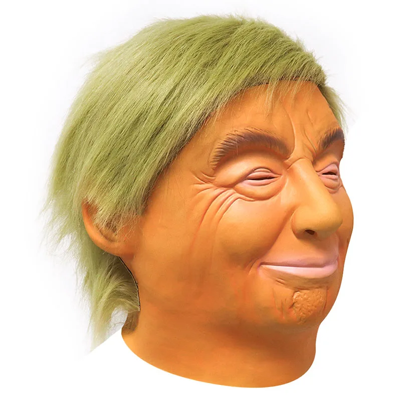 Halloween Donald Trump Mask Deluxe President Latex Full Head Hair Party Game Props Gag Toys Headgear Fun Gift | Игрушки и хобби