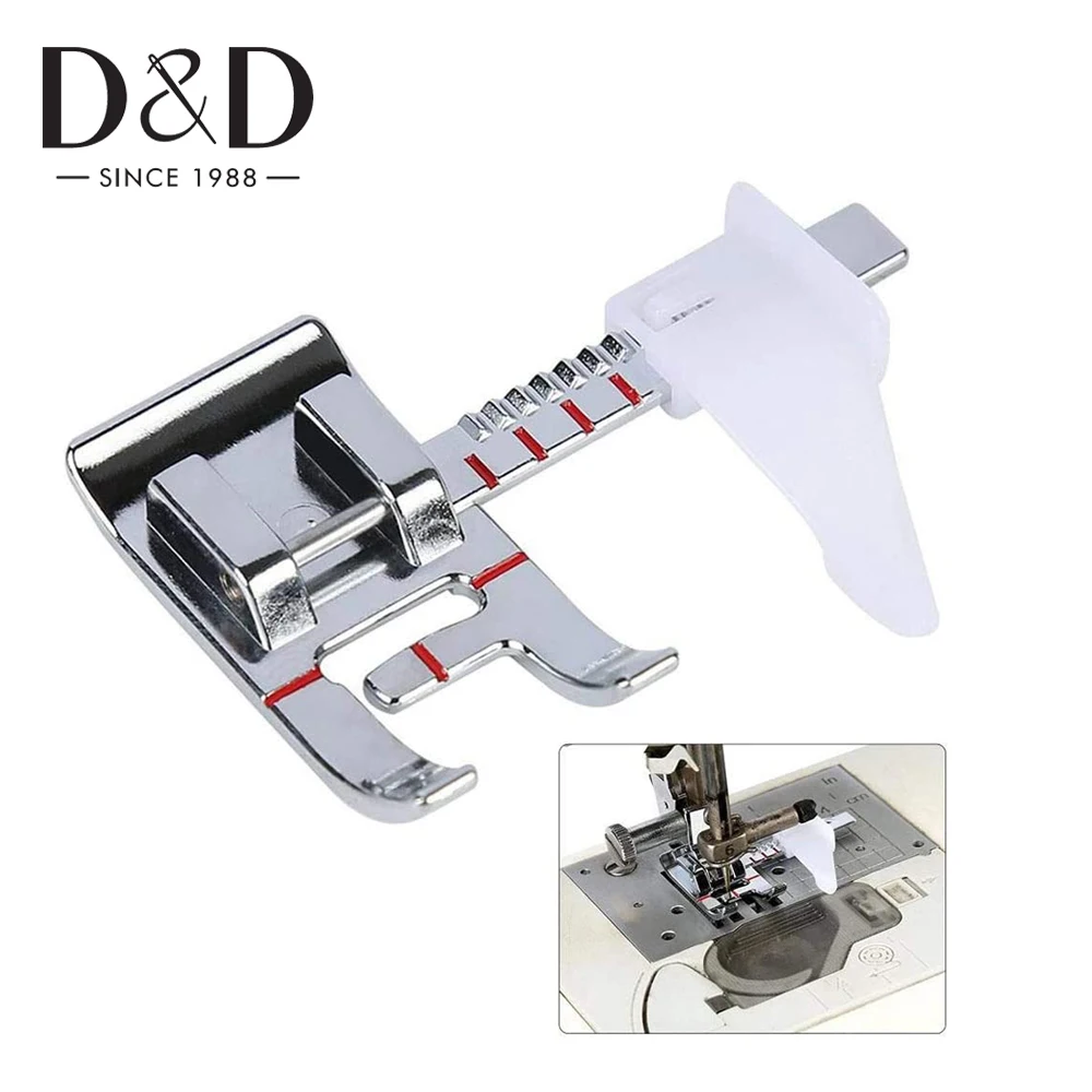 

1pc Sewing Machine Presser Foot Adjustable Guide Sewing Machine Foot for Low Shank Domestic Sewing Machine Brother Babylock