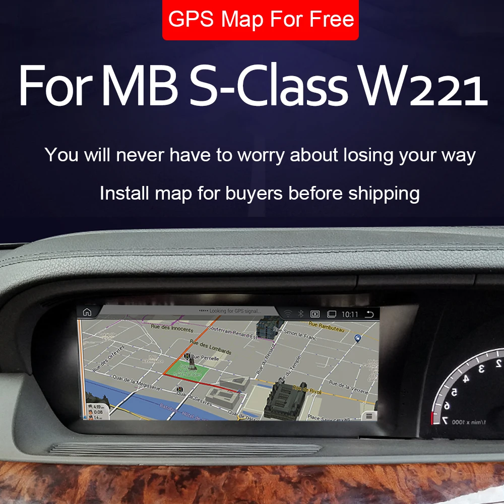 Автомобильный Android для Benz S Class W221 2010 ~ 2013 NTG правый руль RHD сенсорный GPS навигатор