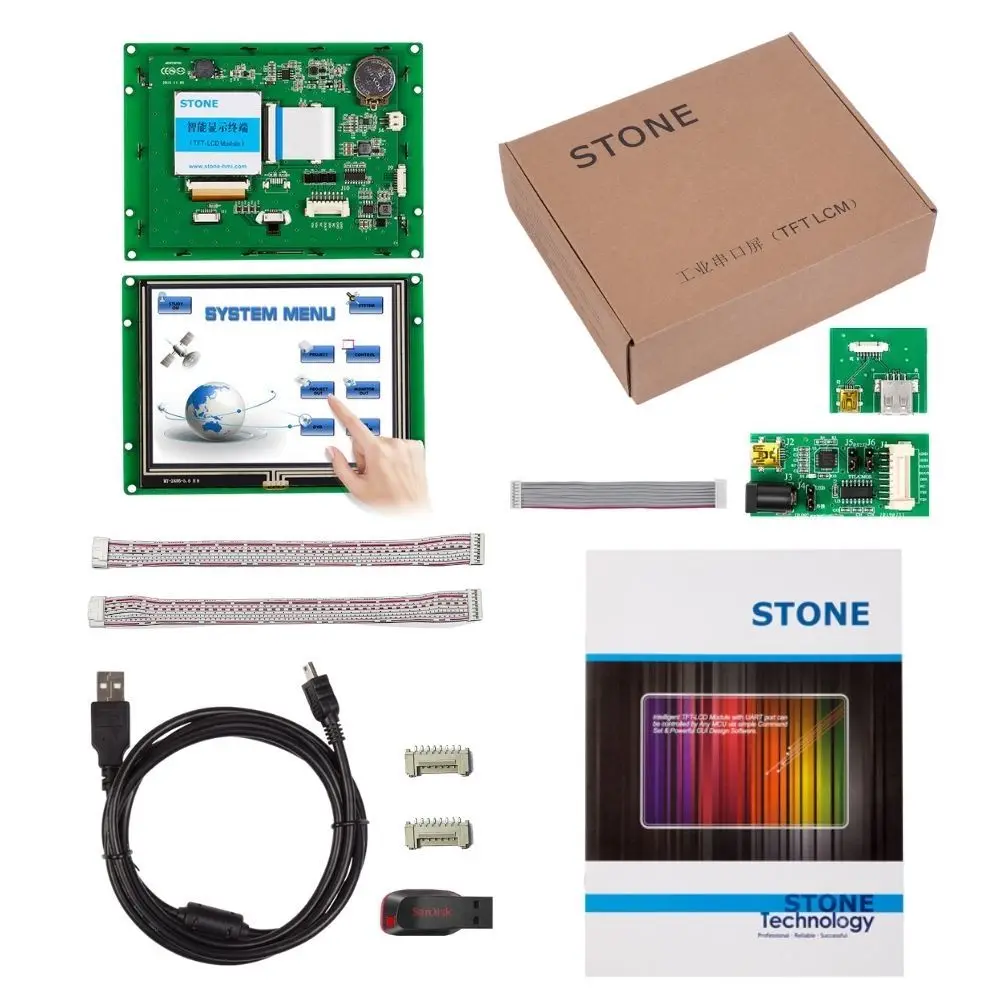 STONE 5.6 inch HMI TFT LCD Module with Touch Screen and Control Board