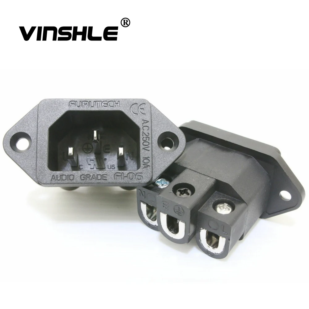 Furutech FI 06 (R) медное родиевое покрытие Ultimate IEC новый Hi Fi vinshle 3 шт.|Умные розетки| |