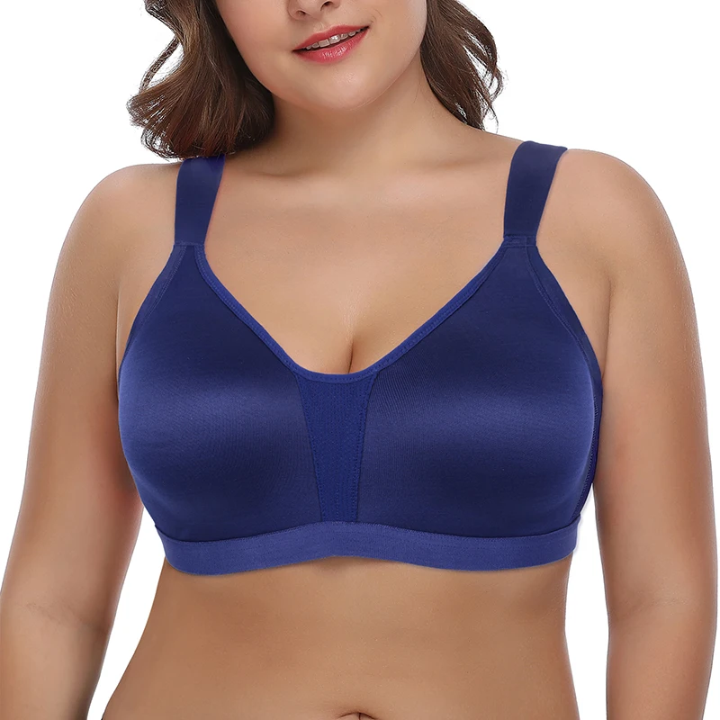 Минимайзер широкий плечевой ремень бюстгальтер спортивного размера плюс на