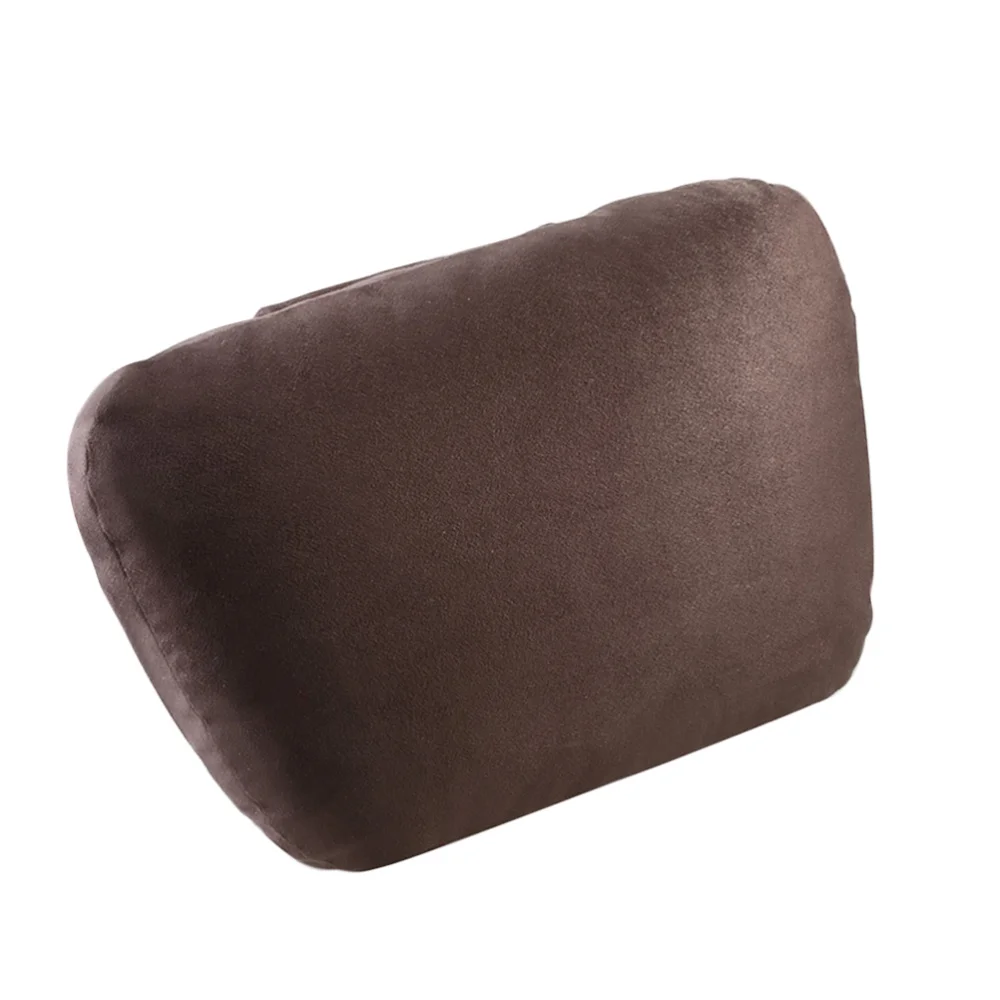 

1pc Universal Suede Car Seat Headrest Neck Head Rest Cushion Headrest for Vehicle Auto (Coffee)