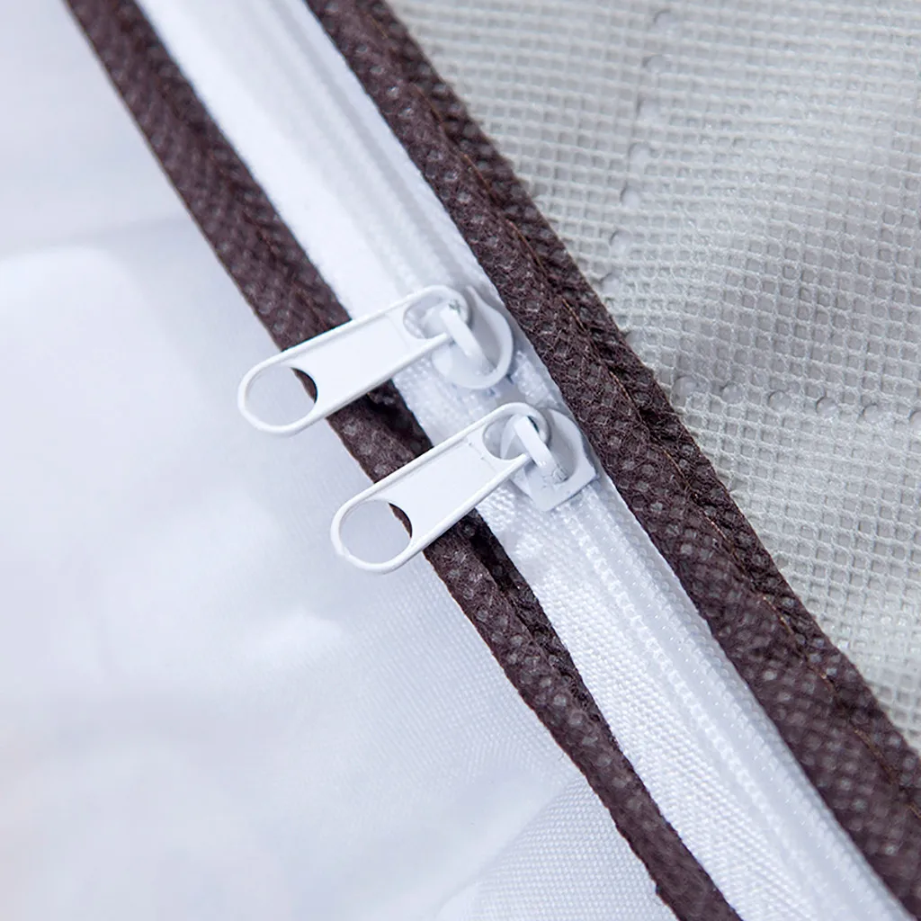 Большая Нетканая Портативная сумка для хранения одежды органайзер складная