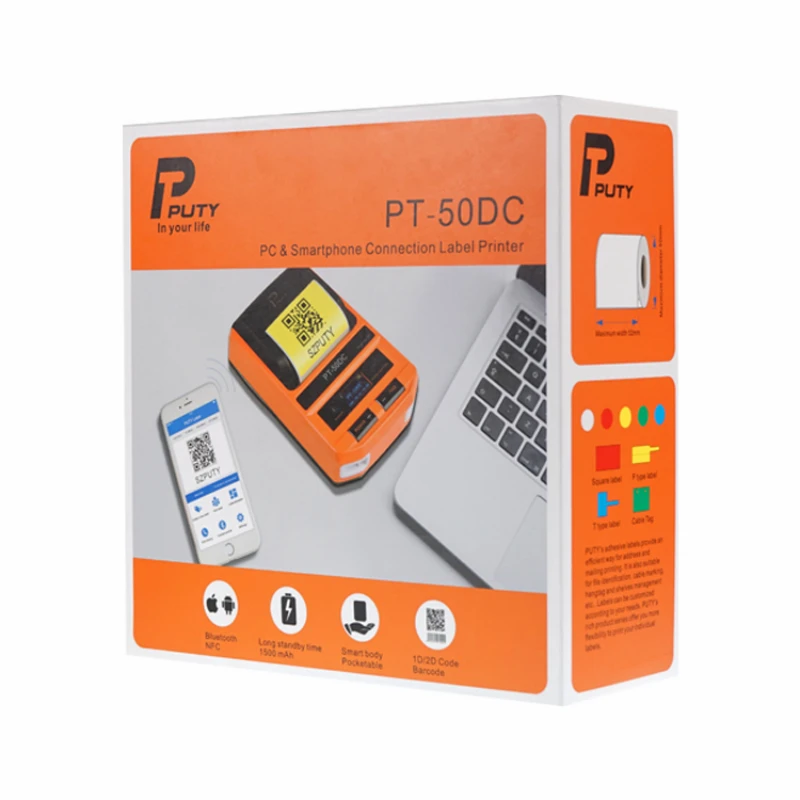 Портативный мини принтер для этикеток с Bluetooth|Принтеры| |