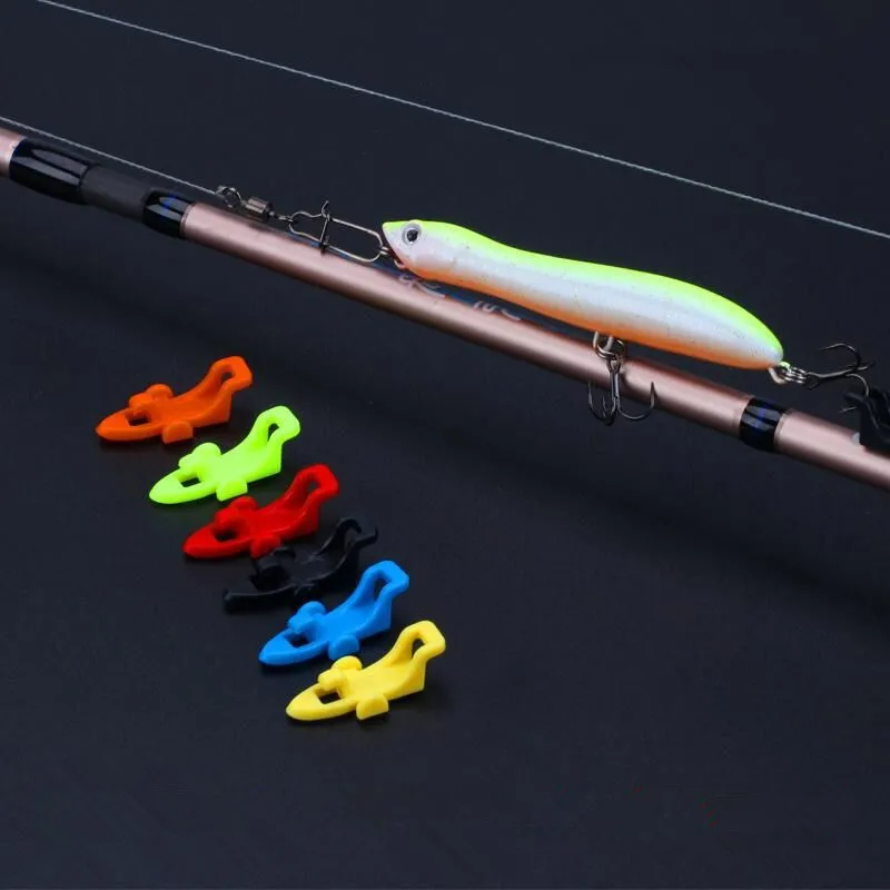 1 комплект держатель для рыболовного крючка с 3 резиновыми кольцами|Рыболовные