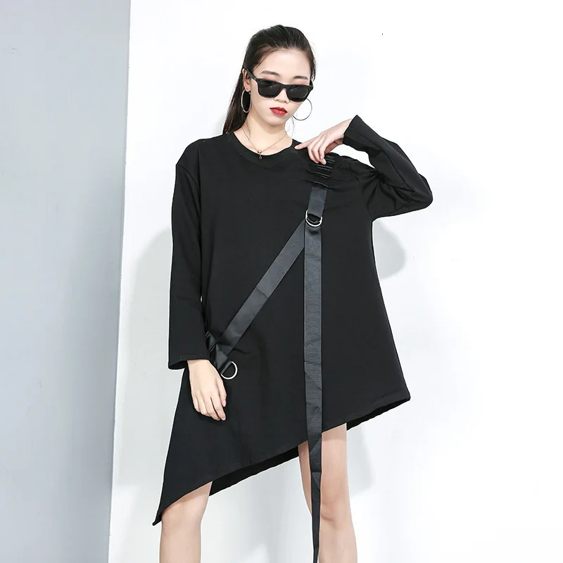 LANMREM 2020 Весенняя новая продукция модная однотонная женская футболка с круглым