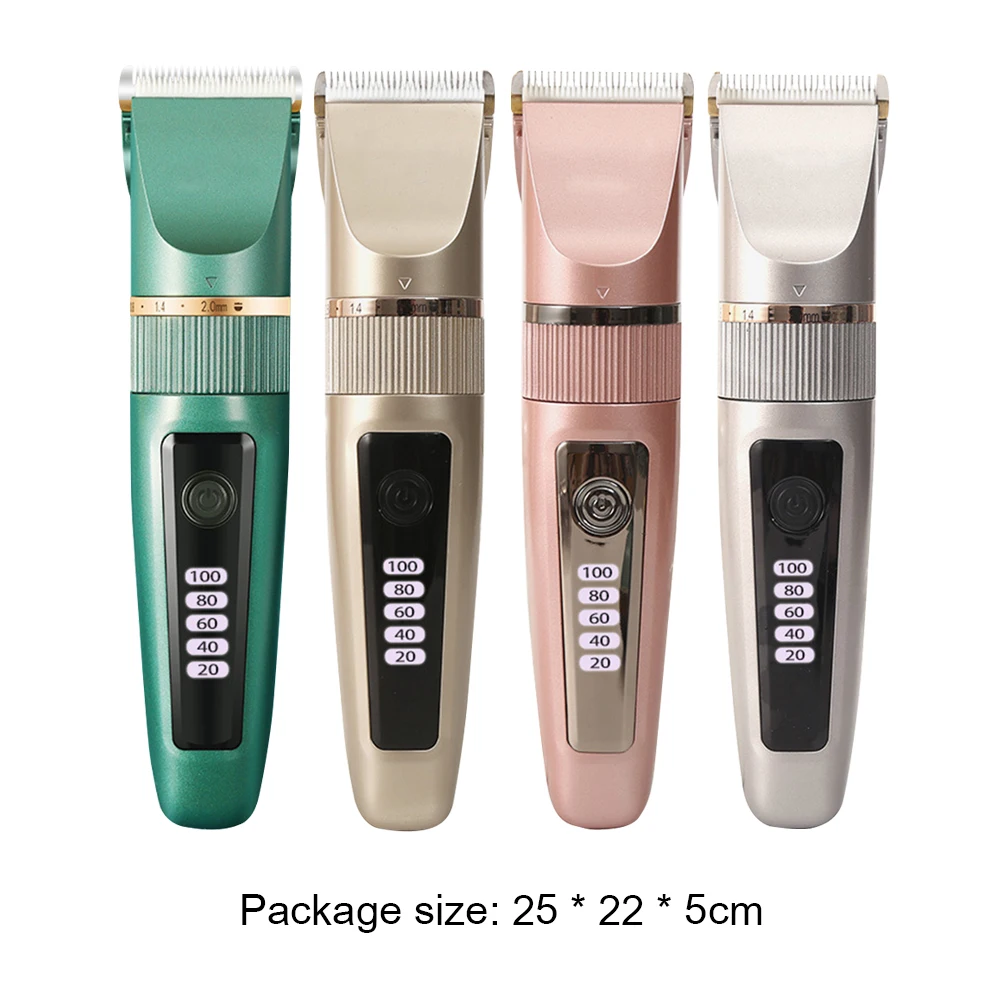 

Portable Electric Hair Clipper USB Rechargeable Men Professional Beard Shaver Trimmer Home Electric LCD Hair Cutting Machine