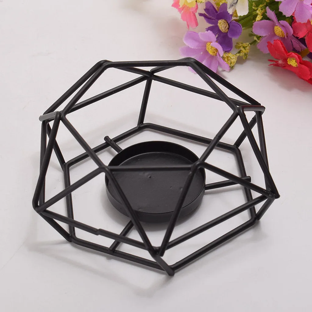 Шестигранный подсвечник в скандинавском стиле 30 # | Дом и сад