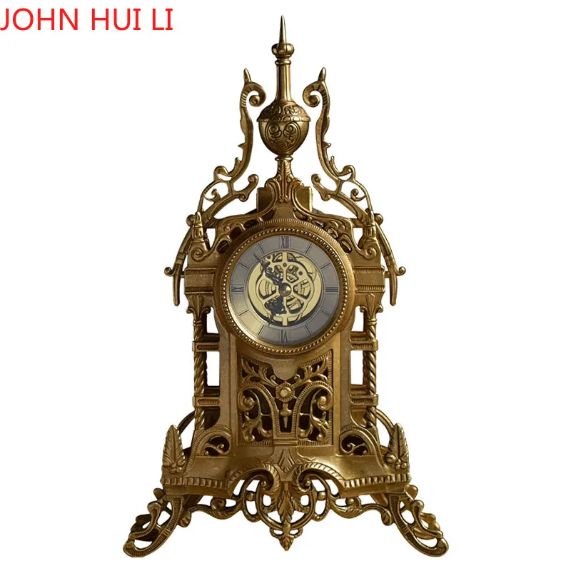 

Европейские Креативные Часы для гостиной, модные настольные часы в ретро-стиле для стола