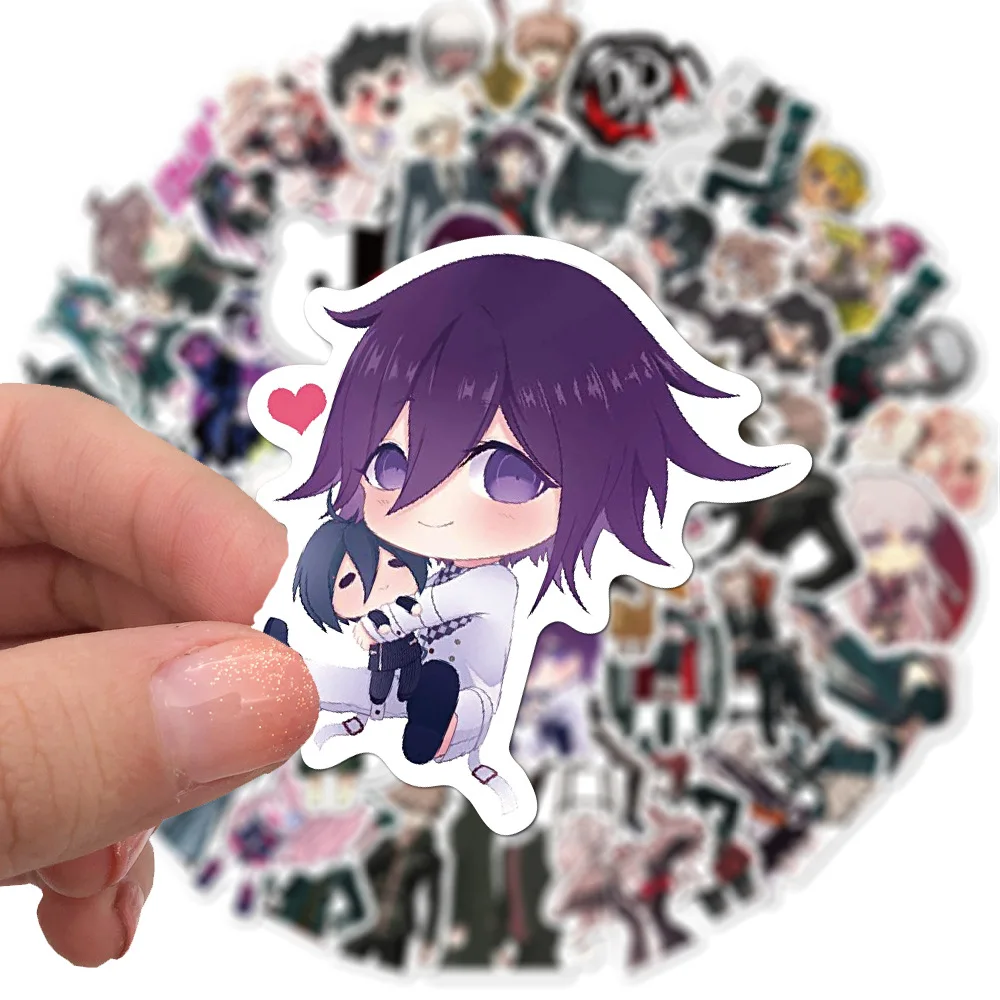 10/30/50pcs/pack Danganronpa Japanese Anime Stickers Kawaii Kpop Aesthetic Manga Graffiti for Car Laptop Moto Kids Toys Sticker