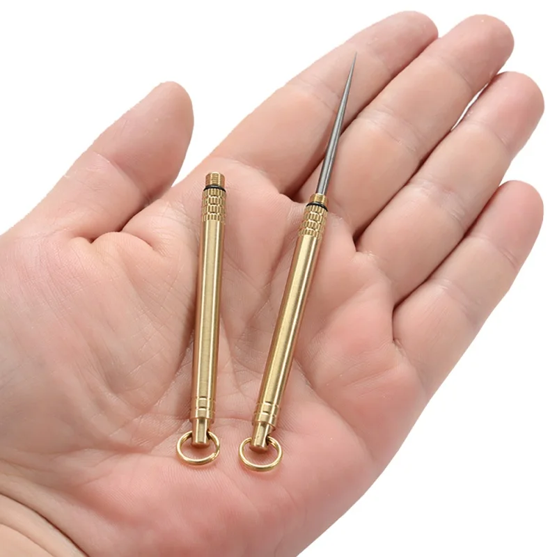 AISPORT титановые тактические зубочистки ушные палочки латунная трубка