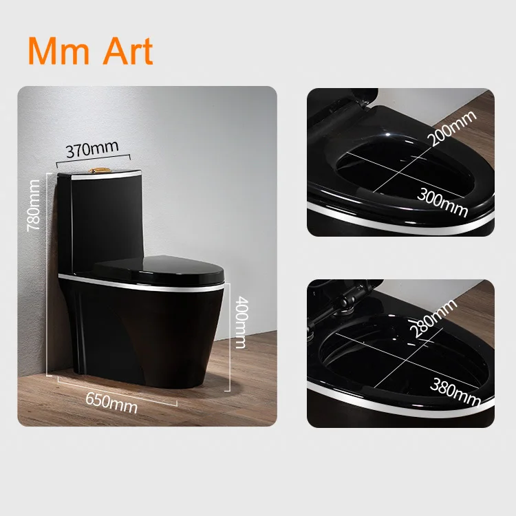 Китайская роскошная черная и Золотая санитарная посуда керамический цветной