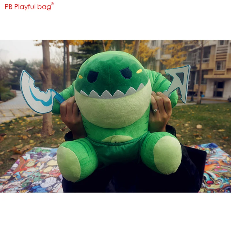 

2019 Dota 2 Tidehunter doll Cute Game collectible-doll toys Watermelon rind Tidehunter Plush Doll TI9 collection Dota2 doll HE16