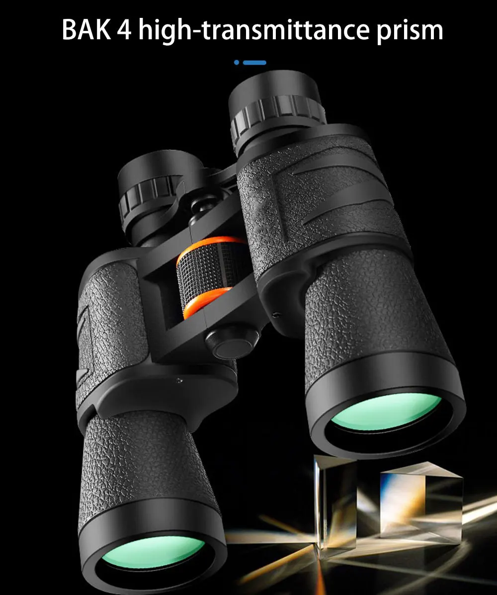 

Telescope Prevent Low 20X Binoculars Dizziness Powerful HD Professional Prism Night High-Transmittance BAK4 Vision 30000 Meters