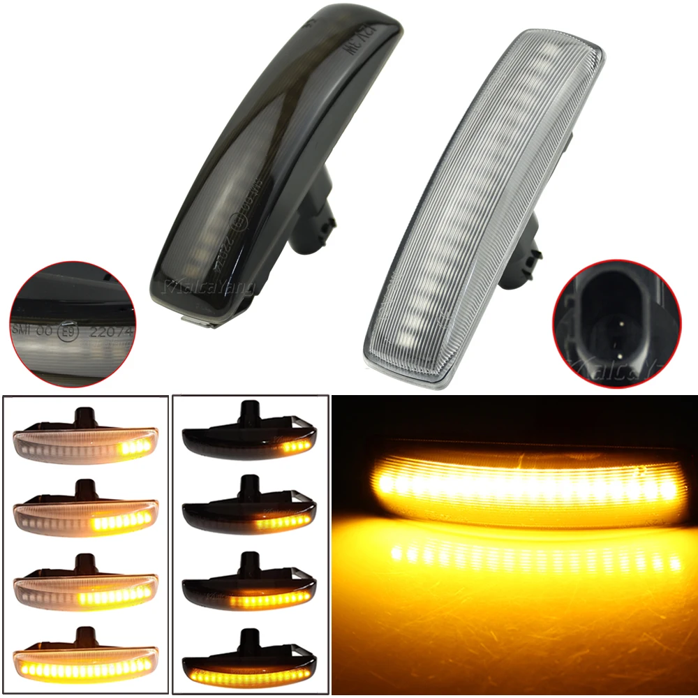 

For Land Rover Range Rover Sport Discovery LR3 LR4 Freelander LR2 LED Dynamic Side Marker Blinker Sequential Turn Signal Light