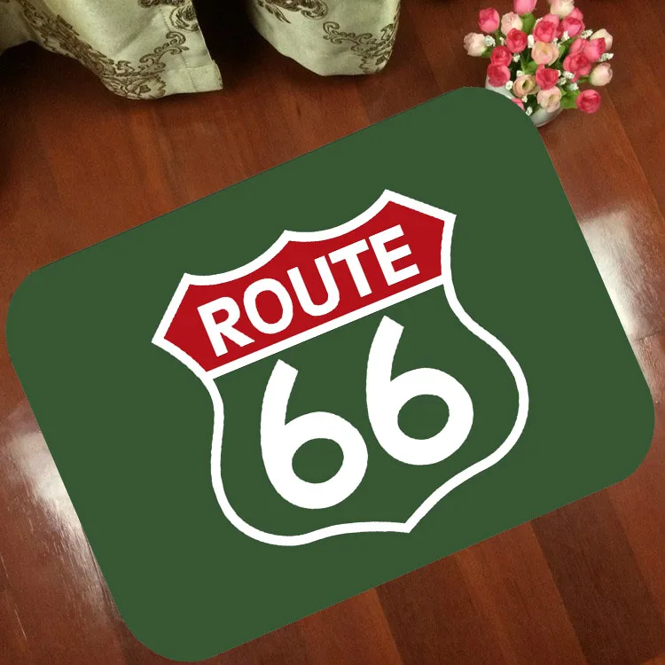 

Коврики для пола, нескользящий коврик, мультяшный анимационный маршрут, шоссе 66, ковер с рисунком, семейная дверь, гостиная